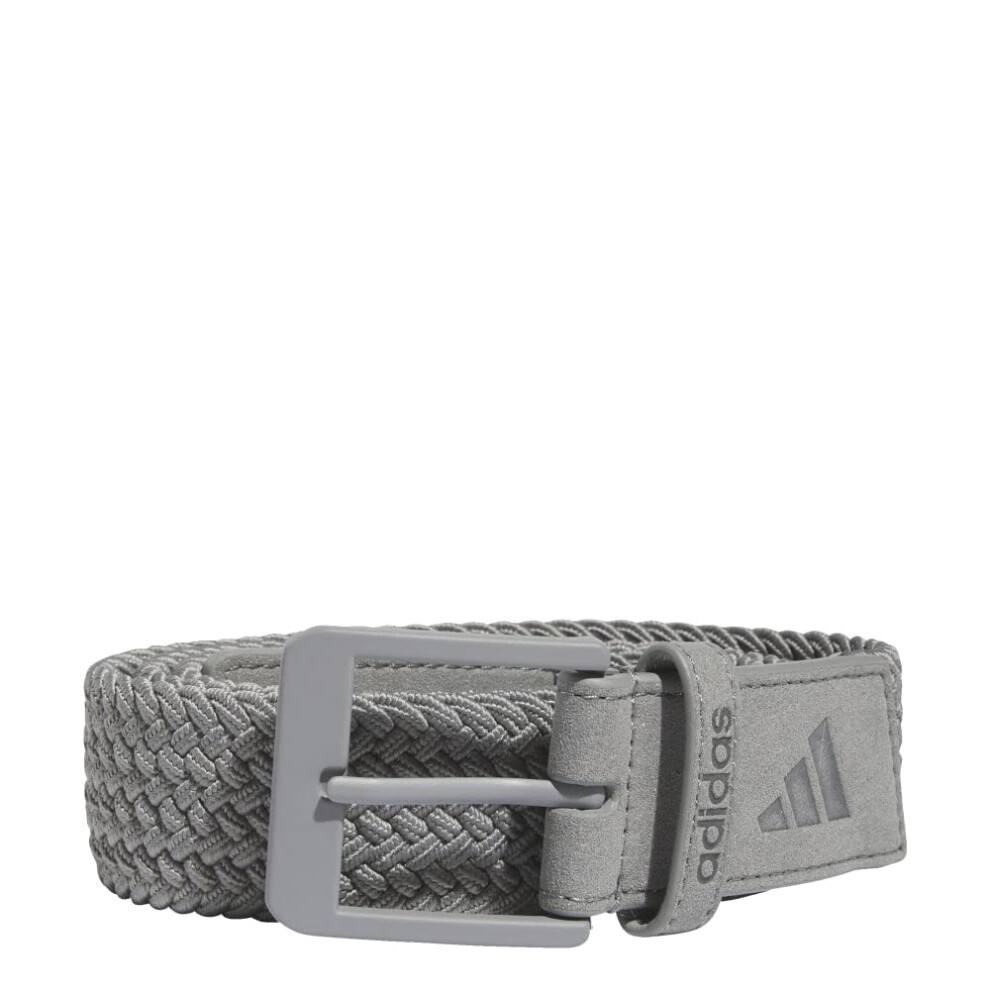 adidas Braided Stretch Belt  Grey Three  Small-Medium