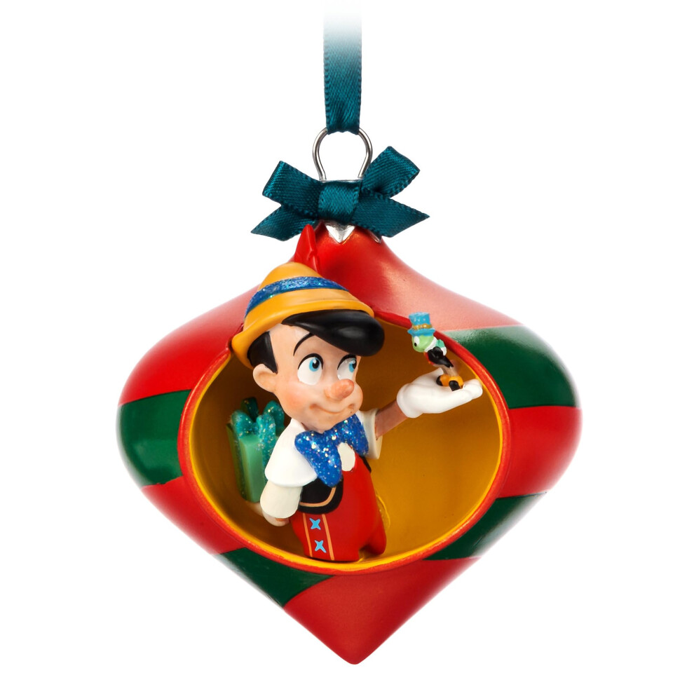 Disney Pinocchio and Jiminy Cricket Droplet Sketchbook Ornament