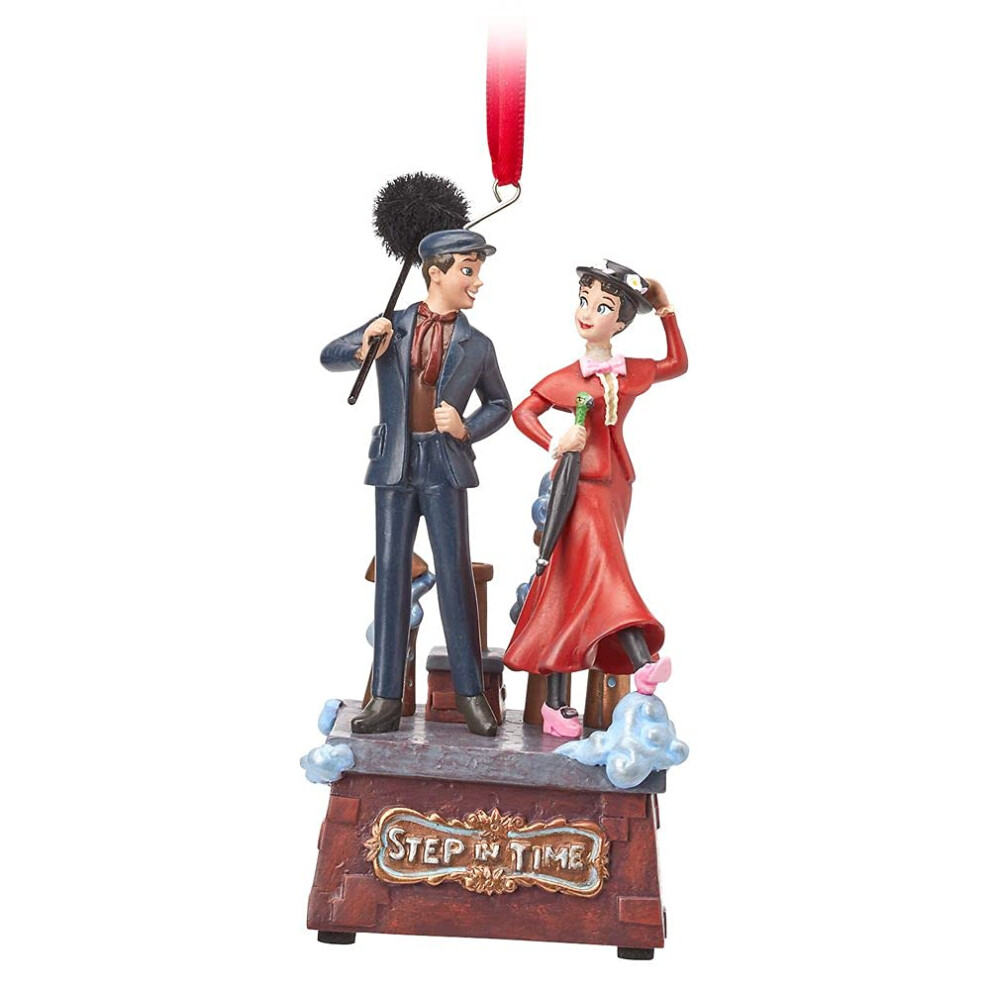 Disney Mary Poppins and Bert Singing Living Magic Sketchbook Ornament