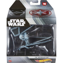Zberatelsk vozidlo Hot Wheels Star Wars Tie Interceptor (HMH95)