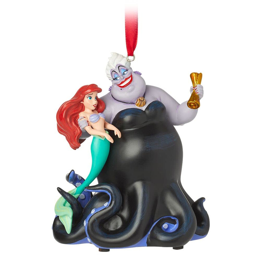 Disney Ursula and Ariel Singing Living Magic Sketchbook Ornament - The