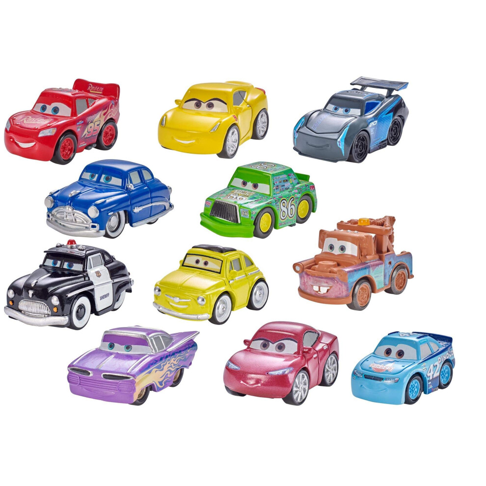 Disney Pixar Cars FBG74 Vehicle 3 Assorted Mini Racers Blind Pack  1 c