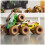 Monster Jam Monster Jam Mystery Mudders 2-Pack Monster Trucks, 1:64 Grave Digger und Blue Thunder 5