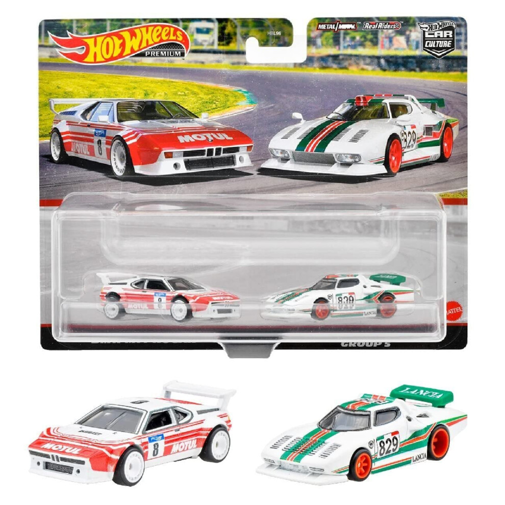 Hot Wheels Premium Car Culture 2-Pack BMW M1 Procar and Lancia Stratos