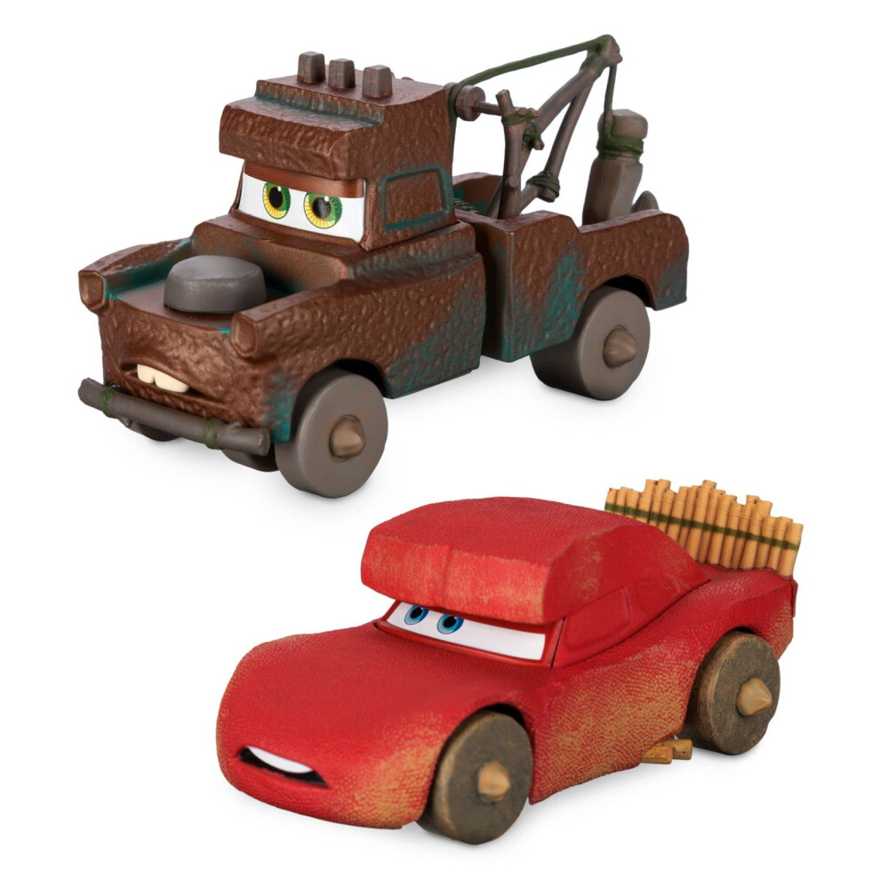 Disney Lightning McQueen and Tow Mater Die Cast Set - Cars on The Road