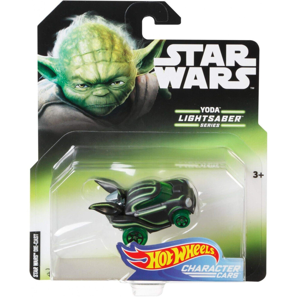 Hot Wheels Star Wars Lightsaber Series Yoda Vehicle