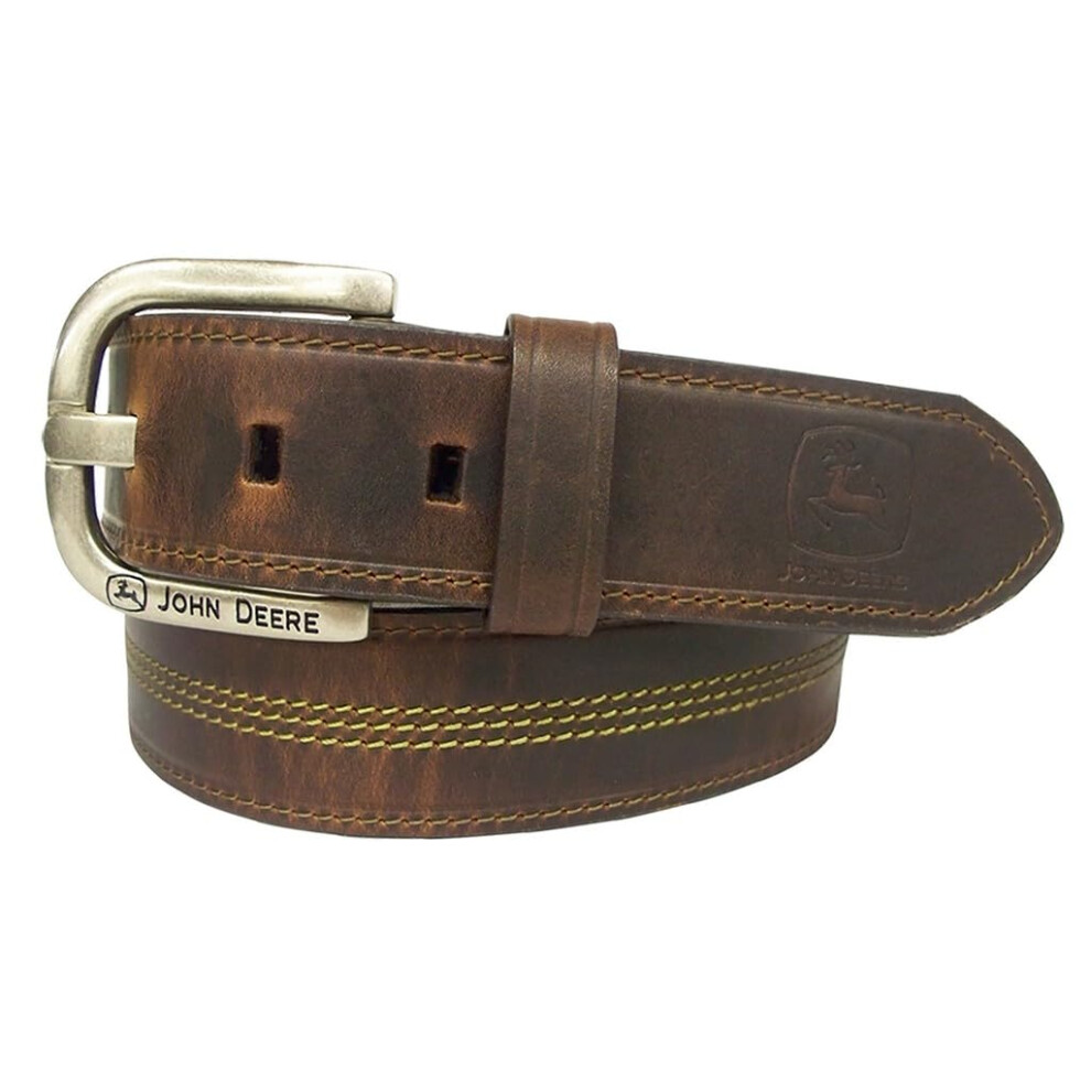 John Deere Men's 35Mm Belt  Brown  36