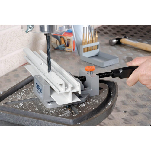 Draper Draper 40390 Quick Release Drill Press Vice  70mm  Blue 1