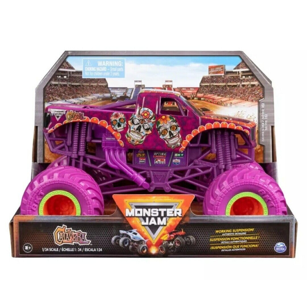 Monster Jam Official 1:24 Scale Diecast Monster Truck (Series 19 Calav