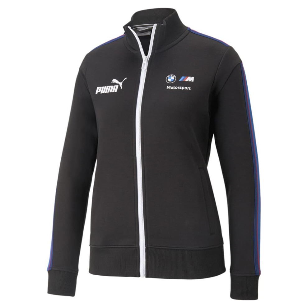 PUMA Women's Standard BMW M Motorsport MT7 Track Jacket  Black  Large