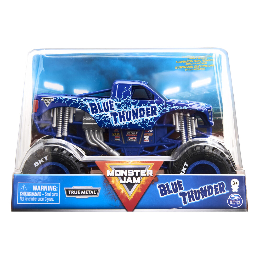 Monster Jam  Official Blue Thunder Monster Truck  Collector Die-Cast V