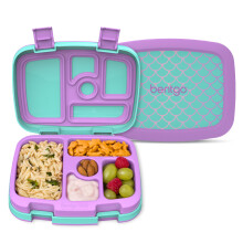 Bentgo Kids Prints lekvrije lunchbox met 5 compartimenten in Bento-stijl voor kinderen - Ideale portiegroottes voor kinderen van 3 tot 7 jaar. Duurzaa
