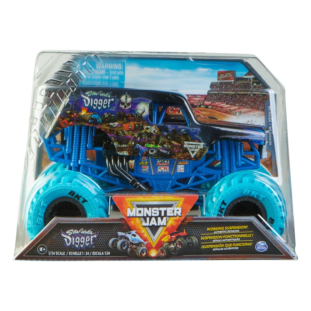 Monster Jam  Official Son-uva Digger Monster Truck  Collector Die-Cast