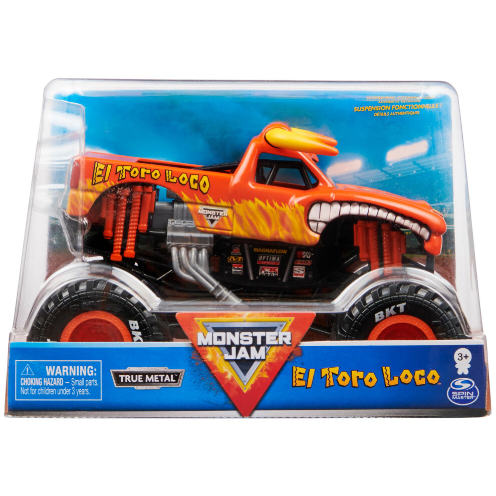 Monster Jam Official Monster Truck - El Toro Loco 1:24 Scale Die-Cast