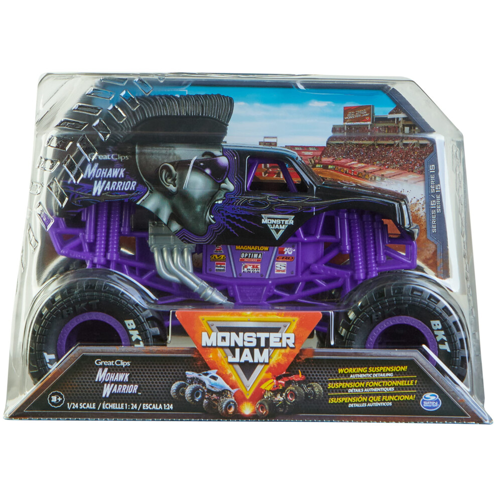 Monster Jam  Official Mohawk Warrior Monster Truck  Collector Die-Cast