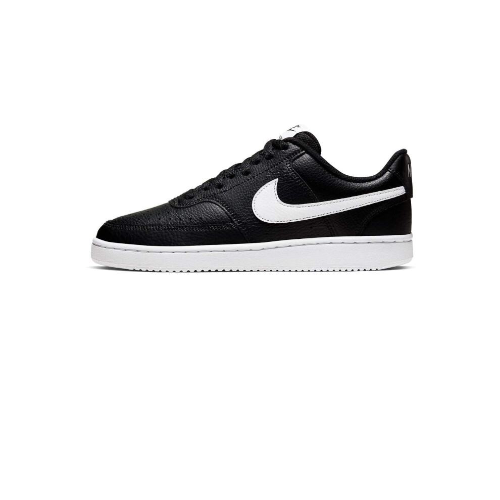 Nike Women's WMNS Court Vision Low Sneaker  Black/White  7 Regular US