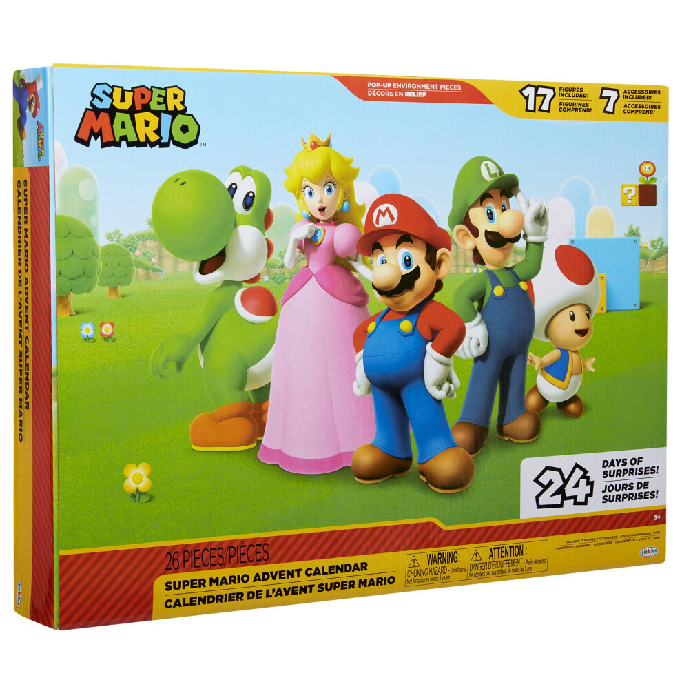 Super Mario Nintendo Advent Calendar Christmas Holiday Calendar with 1