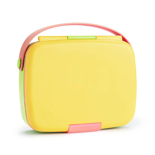 Munchkin Munchkin Bento Box για Παιδιά, Συμπεριλαμβάνει Μαχαιροπίρουνα, Κίτρινο 2