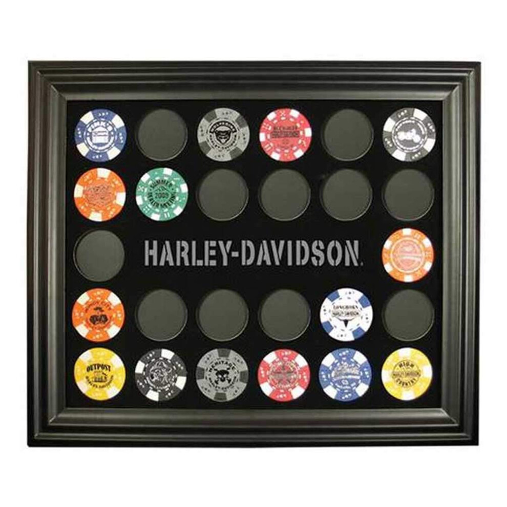 Harley-Davidson Poker Chip Collectors Frame 6927