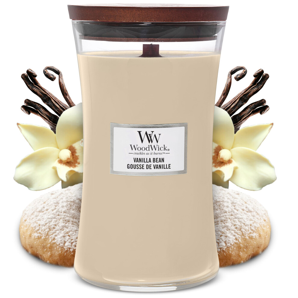 Woodwick Vanilla Bean Large Hourglass Candle