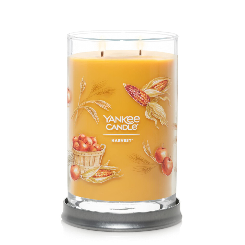 Yankee Candle Harvest Scented  Signature 20oz Large Tumbler 2-Wick Can