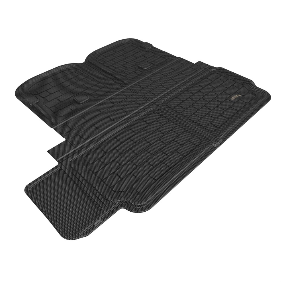 3D Maxpider Tesla Model X 2022 Behind 2Nd Row Cross Fold Kagu Cargo Liner Black 190204060112