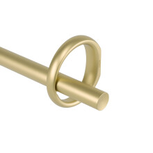 Umbra Ringlet Curtain 1 Rod 42 -120 Gold