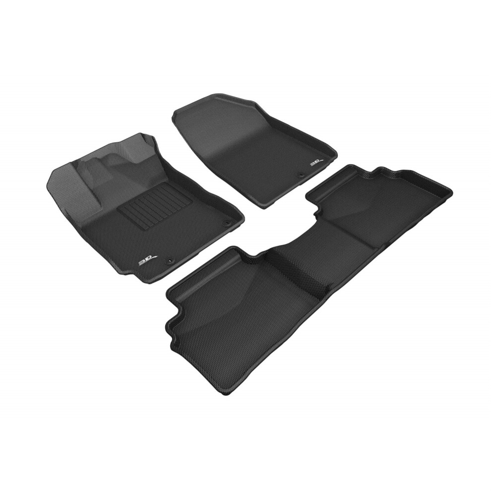 3D Maxpider Kia Forte 2019-2022 Kagu R1 R2 Black 190204042460