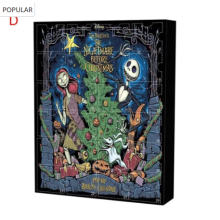 Christmas Mario Advent Calendar - 24 Resin Figures Behind Doors, Daily Surprises (Dec 1-24)