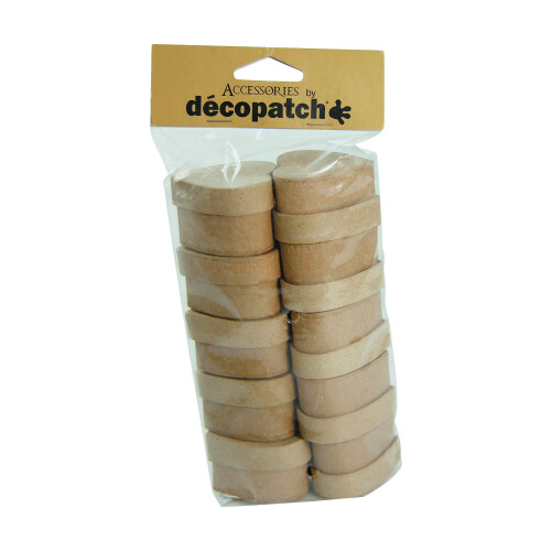 D?copatch - Ref EV008O - Small Heart Boxes - 10 pack - Papier Mach? Ob