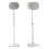 Sanus Height Adjustable Speaker Stands for Sonos Era 300 (Pair) 1
