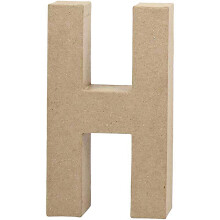 Creativ 20.5 cm 1-Piece Papier Mache Letter H