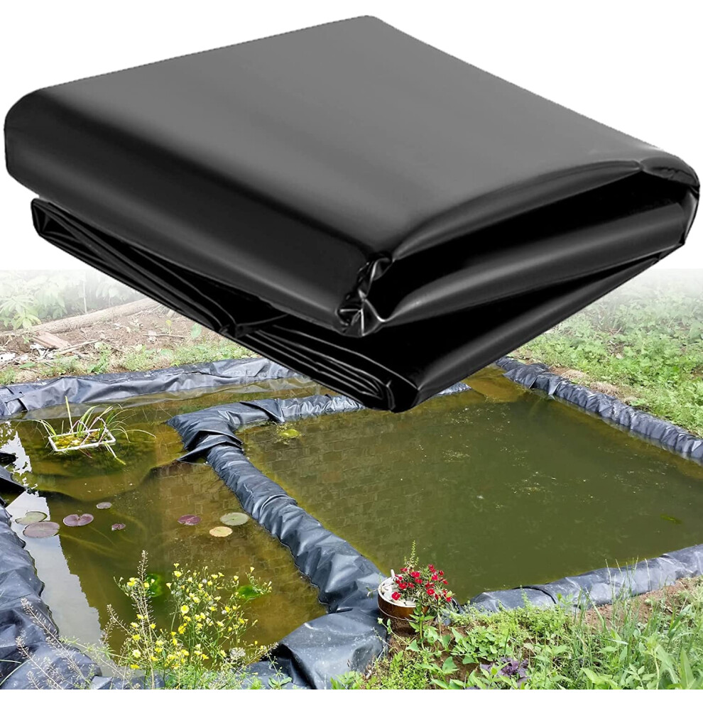 VEVOR LLDPE Pond Liner 15x20 ft  Pond Liner 20 Mil  Fish Pond Liners f