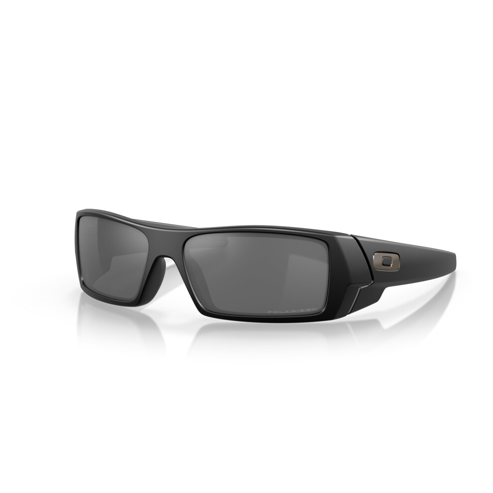 Oakley Men's OO9014 Gascan Rectangular Sunglasses  Matte Black/Black I