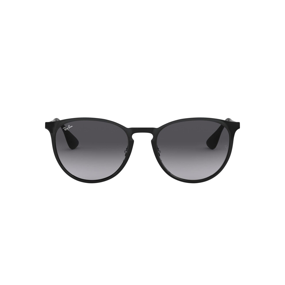 Ray-Ban RB3539 Erika Metal Round Sunglasses  Black/Light Grey Gradient