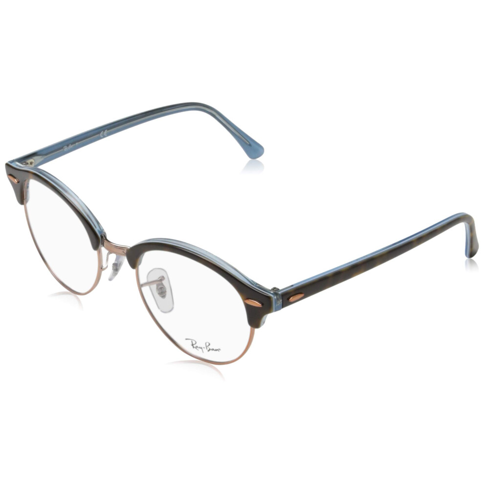 Ray-Ban RX4246V Clubround Round Prescription Eyeglass Frames  Havana o