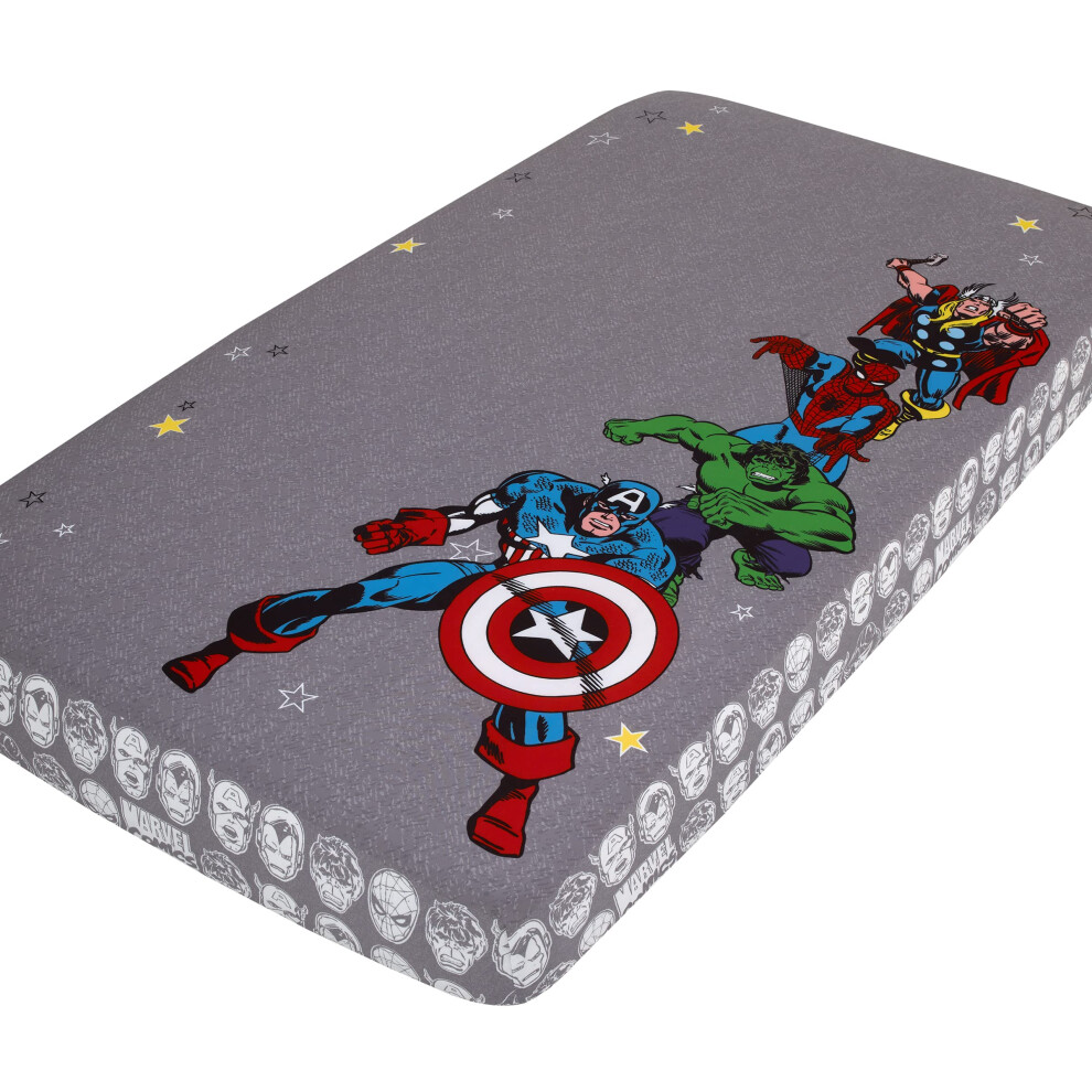 Marvel Comics Grey  White  Red  and Blue  Captain America  Hulk  Spide