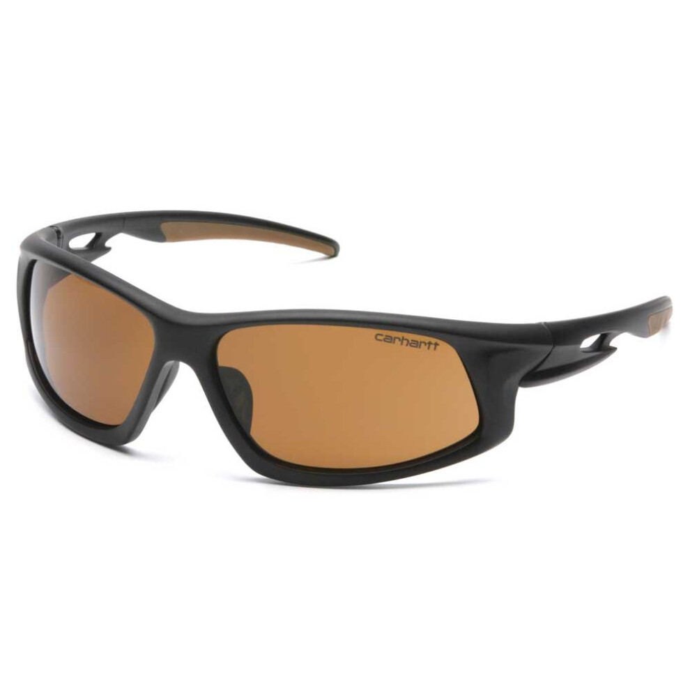 Carhartt Ironside Safety Glasses  Retail Clamshell Packaging  Black/Ta