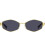 Marc Jacobs Zonnebril - Marc Jacobs - 496/S - Polygoon - Metaal - Zwart, Goud 2