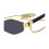 Marc Jacobs Zonnebril - Marc Jacobs - 496/S - Polygoon - Metaal - Zwart, Goud 3