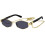 Marc Jacobs Zonnebril - Marc Jacobs - 496/S - Polygoon - Metaal - Zwart, Goud 1