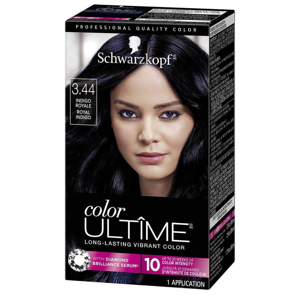 Schwarzkopf Color Ultime Hair Color  3.44 Indigo Royale  1 Application