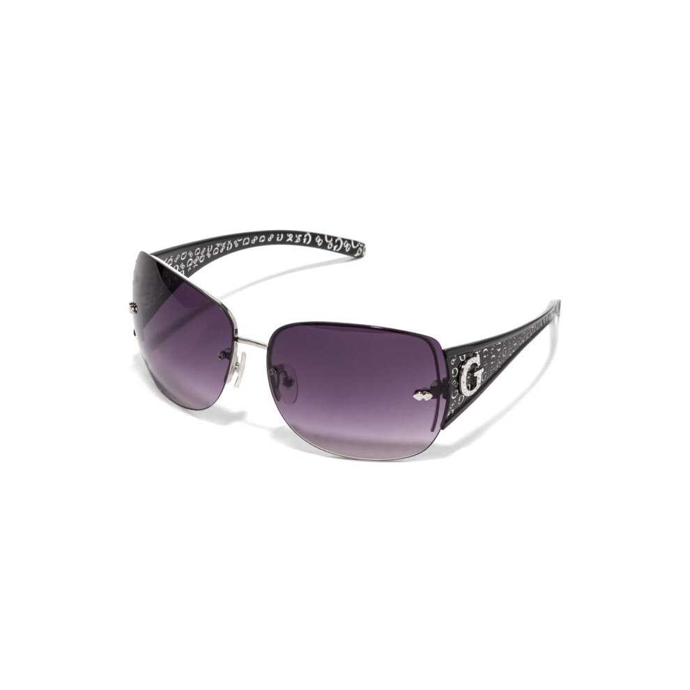 GUESS Factory Women's Rimless Shield Sunglasses