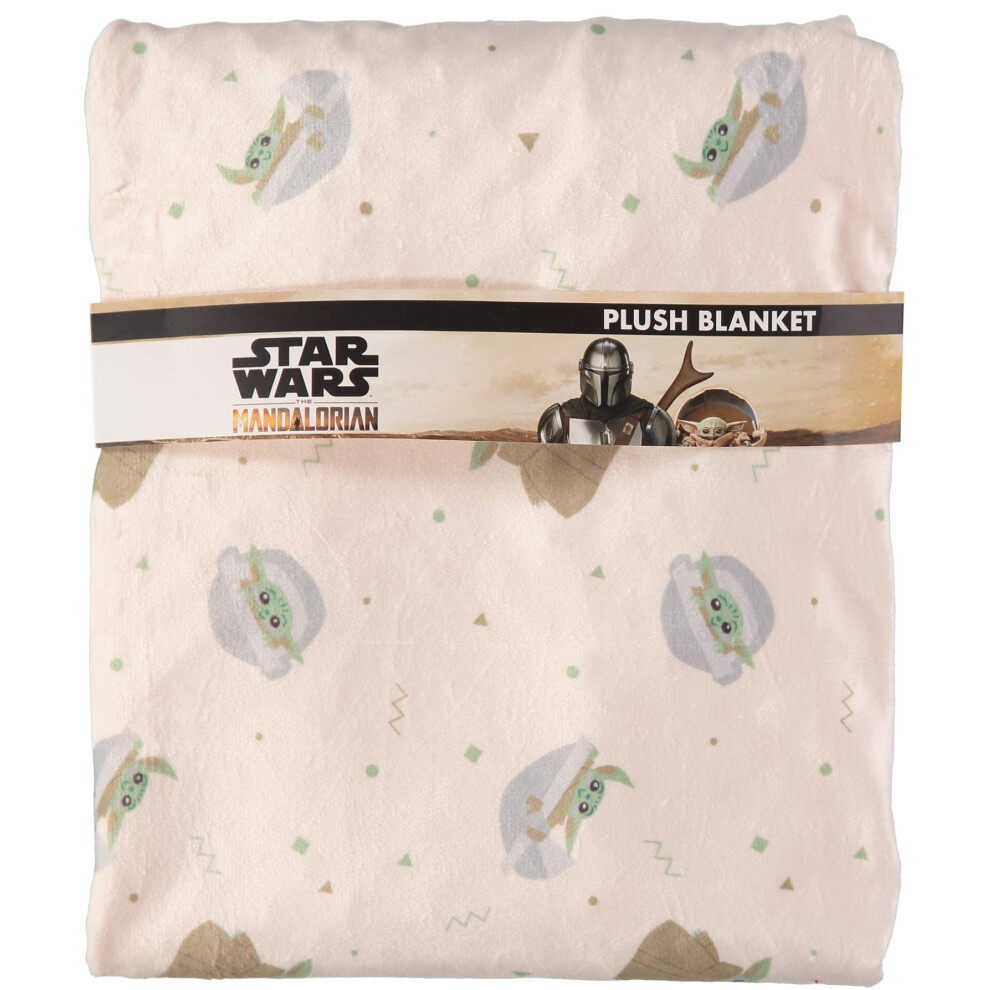 Star Wars Mandalorian Baby Unisex Plush Blanket - Baby Yoda Baby Gifts