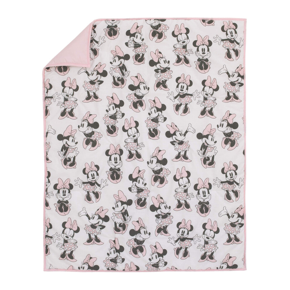 Minnie Mouse 6 Piece Nursery Crib Bedding Set