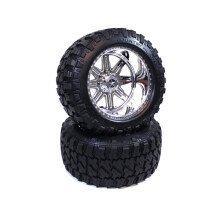 CEN Racing Ckr0506 American Force Legend SS8 Plastic Wheels, with Fury Mountain M/T Tires, Pre-Glued (2Piece)