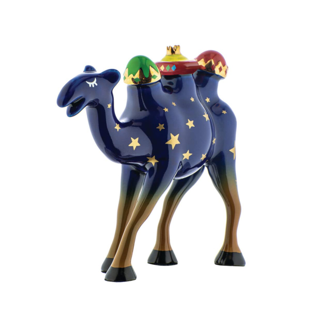 Alessi AGJ01 11 Trino Figurine in Porcelain. Hand-Decorated. - 4 inch.