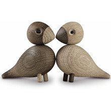 Kay Bojesen Lovely 1 Pair of Figurines 9 cm Song Birds Decoration Wood
