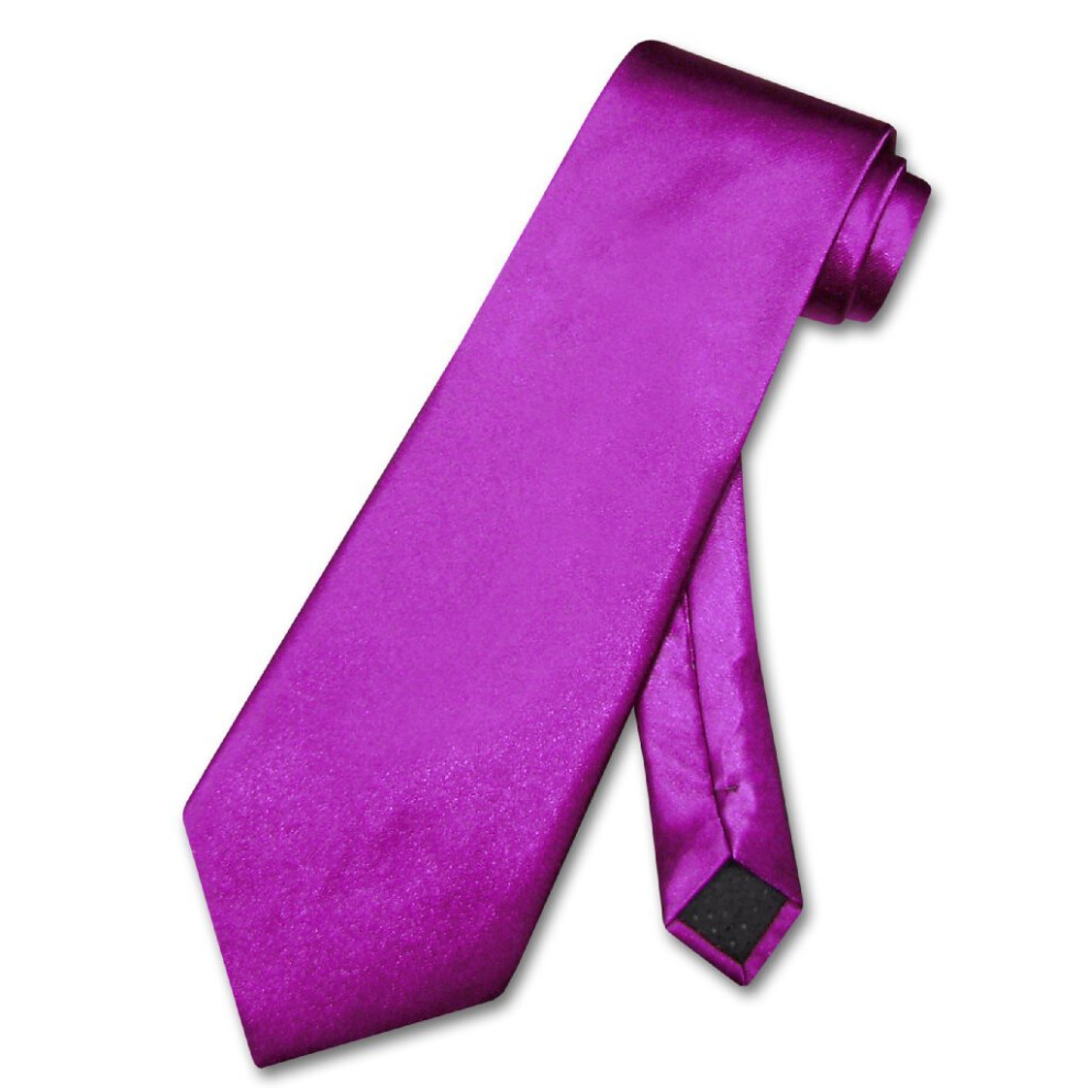 Antonio Ricci NeckTie Solid PURPLE Color Men's Neck Tie