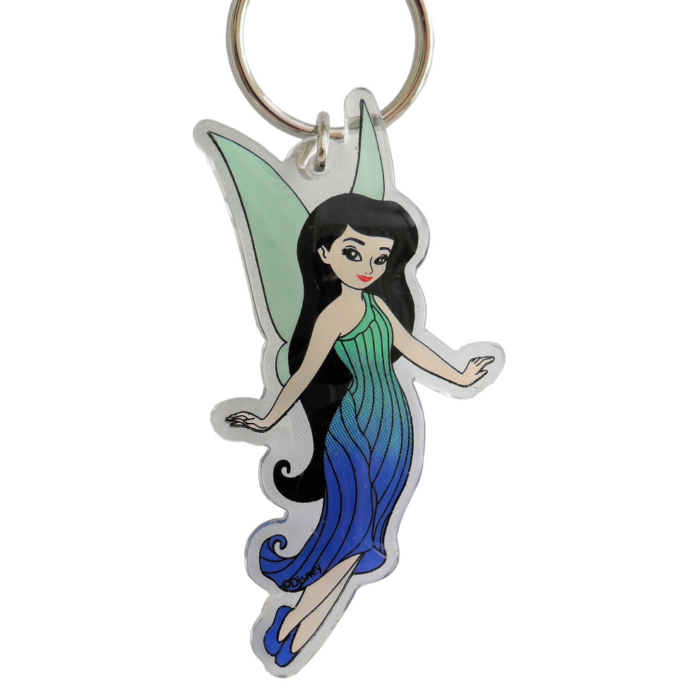 Disney Fairies Tinkerbell Keychain- Lucite Shaped Key Chain(FA571)